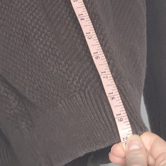 Loft Brown Cotton Crew Neck Chunky Knit Sweater Size‎ Extra Small - Picture 6 of 10